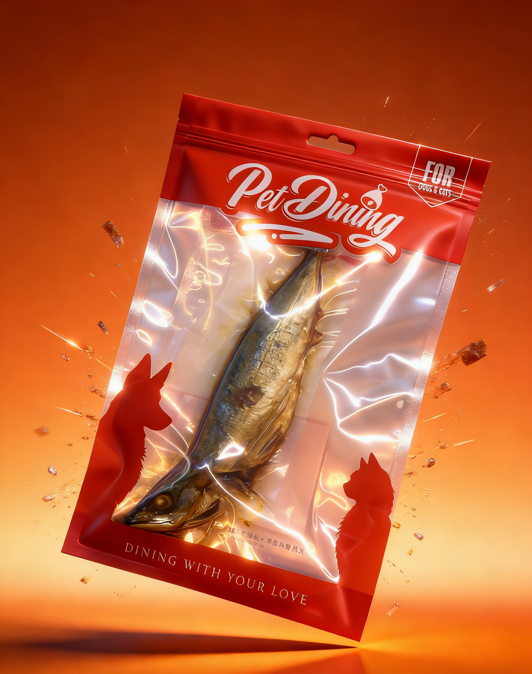 PetDining 常溫預製原條鯖花魚 - 寵物鮮食，貓狗適用